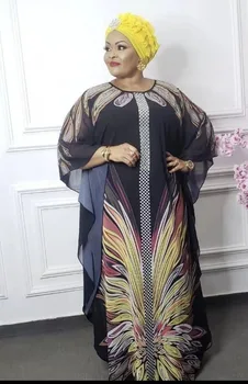 2022 Afriške Tiskanja Obleke Afriške Ženske Dashiki Moda Svoboden Dolgo Obleko Afriške Obleko za Ženske Afriška Oblačila