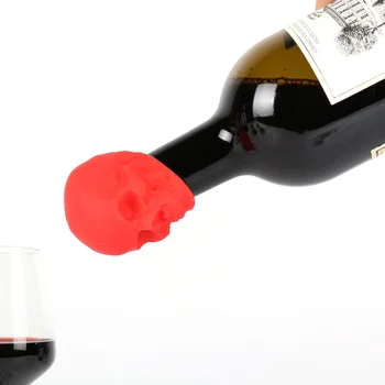 Ustvarjalne Silikonski Vinske Steklenice Zamaški Puščanje Steklenico Vina Skp Sveže Vodenje Sealers Pivo Pijača, Šampanjec Pokrovi Za Bar Orodja Slike 1