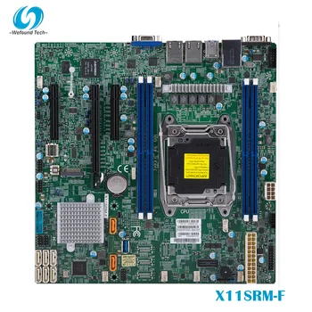 Za Supermicro X11SRM-F Server matične plošče microATX LGA-2066 C422 Čipov DDR4 PCI-E 3.0 Podporo W-2100/2200 kot Nalašč Preizkušen Slike 4