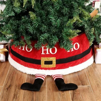 Božični Okraski Za Božično Drevo Krilo Santa Claus Znanja Božično Drevo Ovratnik Drevo Osnovno Kritje Doma Dekor Slike 3