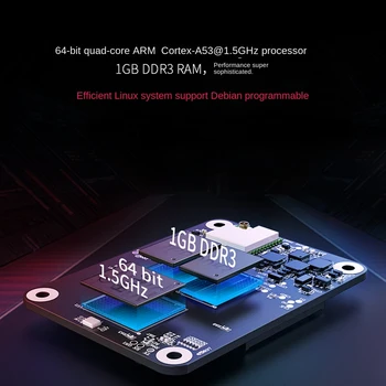 CB1 Jedro Odbor Allwinner H616 Quad-Core Cortex-A53 Mali G31 MP2 1GB DDR3L SDRAM BTT CB1 Motherboard Podpira Debian Linux Slike 5