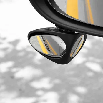 1 avto 360-stopinjski konveksna blind spot ogledalo za Volkswagen vw POLO Tiguan Passat, Golf EOS Scirocco Jetta Bora Lavida Touareg Slike 0