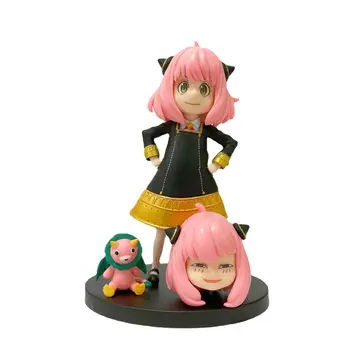 Anya, Ponarejevalec, Vohun X Družino Anime Slika Akcijskih Figur PVC Model Obraz Zamenljiva Lutka Igrača Soba Dekoracijo Otroci Darila Božič
