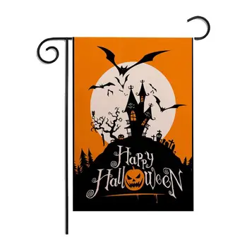 Halloween Urejeni Vrt, Zastava Dvojno Božič Zastavo Perilo Vrt Zastavo Halloween Okraski Bučna Stranka Dobave
