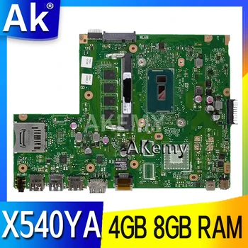X540YA matične plošče, 4GB, 8GB RAM-a Za ASUS GM X540YA X540Y X540YA D540Y R540Y Laotop Motherboard Mainboard Slike 0