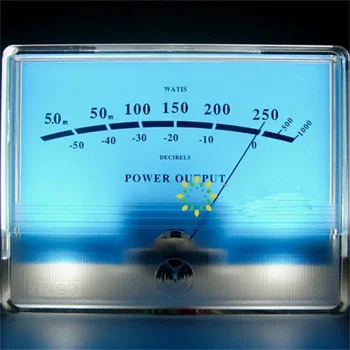 Klasična McIntosh Jezero, modro VU meter cev ojačevalnik DB meter ojačevalnik merilnik ravni spredaj audio moči meter glavo z osvetlitvijo Slike 1