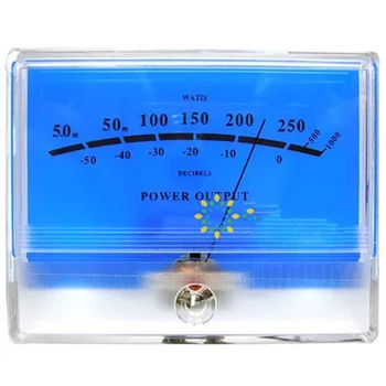 Klasična McIntosh Jezero, modro VU meter cev ojačevalnik DB meter ojačevalnik merilnik ravni spredaj audio moči meter glavo z osvetlitvijo Slike 2