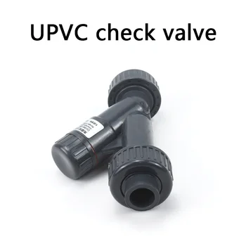UPVC preverite ventil UPVC Kota Sedeža Preverite Ventil Vrt Namakanje Akvarij Tank PVC Cevi protipovratni Ventil Industrijske Vode, Pribor