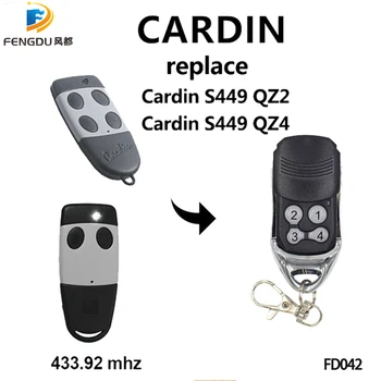 4PCS Cardin S449 garaža daljinsko 433mhz comaptible Cardin S449 QZ2 QZ4 vrata nadzor Garaža ukaz rolling code