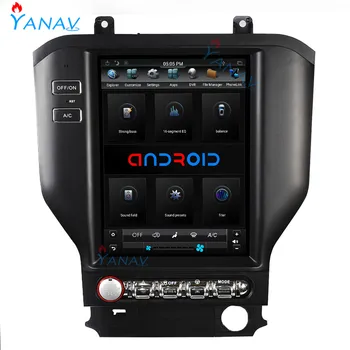 Android avto Multimedijski MP3 Predvajalnik ZA Ford Mustang-2018 Avtomobilski stereo sistem autoradio navigacijo video HD navpično zaslon GPS Igralec