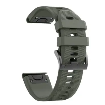 26 22 MM Silikonski Hitro Sprostitev Watchband Trak Za Garmin Fenix 7X 7 6 6X Pro 5 5X + 3 HR Watch Easyfit manžeta Zapestnica