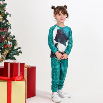 2022 Debelo Pjamas za Otroke Božič Ujemanje Pajama Nastavite Homewear Otrok Salon Obrabe Pižame Fantje Dekleta Malčka Ženske PJS