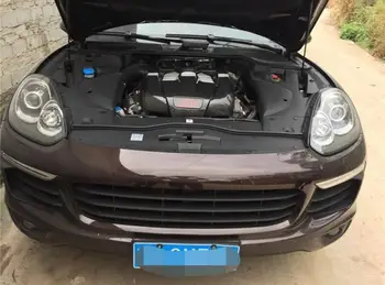 Visoka Kakovost Ogljikovih Vlaken spremenjen motorja iz ogljikovih vlaken kapuco pokrov motorja motor radiator cap Za Porsche Cayenne 958-2017 Slike 1