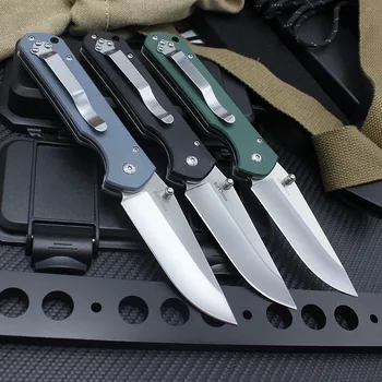 Visoko Kakovostna Zunanja Taktično Folding Nož 8CR13MOV G10 Ročaj Security Defense Žep Vojaški Noži, Orodje EOS