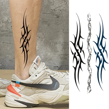 Akvarel Sidro Začasne Tetovaže Nalepke Ponaredek Planetov Gozd Tatoos Faashion Body Art Risanje Roko Noge Tatoos Za Ženske, Moške